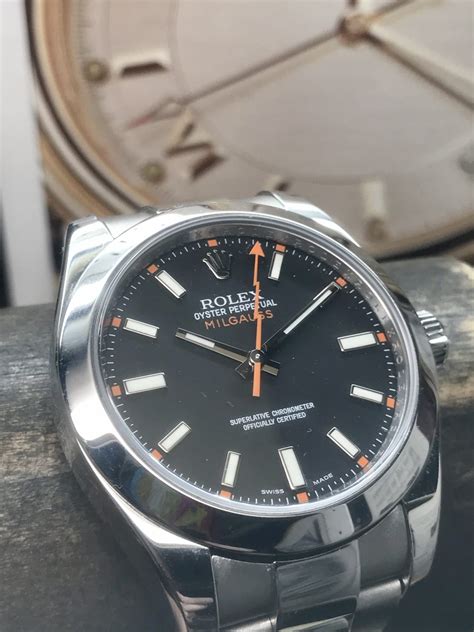 rolex milgauss black 116400|rolex milgauss oyster perpetual price.